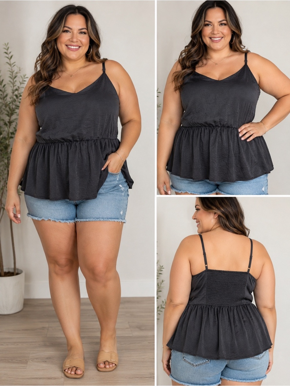 Torrid black strapless blouse